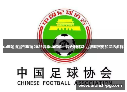 中国足协宣布取消2026赛季中超单一赛会制储备 力求联赛更加灵活多样